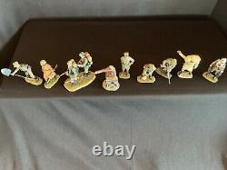 Lineol Post WWII Original Figures (10) German Army & General Staff