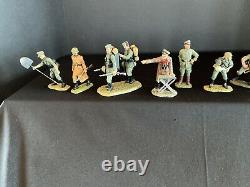 Lineol Post WWII Original Figures (10) German Army & General Staff