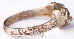 Lion WW2 German ring WWII Germany Army Zoo Photo Fragment Set Wehrmacht force