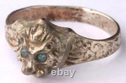 Lion WW2 German ring WWII Germany Army Zoo Photo Fragment Set Wehrmacht force