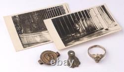 Lion WW2 German ring WWII Germany Army Zoo Photo Fragment Set Wehrmacht force