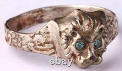 Lion WW2 German ring WWII Germany Army Zoo Photo Fragment Set Wehrmacht force