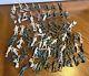 Lot Of 119 1963 Louis Marx German Toy Soldiers Us Army Men Wwii War 2 Plastic