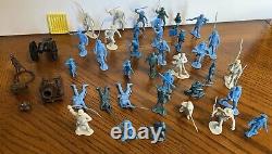 Lot Of 119 1963 Louis Marx German Toy Soldiers US Army Men WWII War 2 Plastic