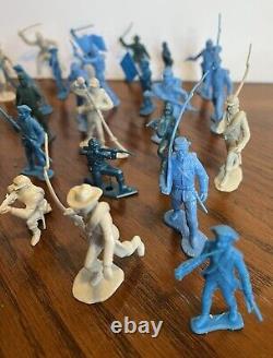 Lot Of 119 1963 Louis Marx German Toy Soldiers US Army Men WWII War 2 Plastic