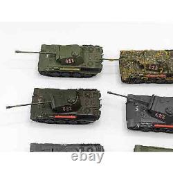 Lot of 12 Vintage Playart German Panther Army Tank WWII Hong Kong Custom Paint