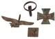 Luftwaffe 4 Pcs Ww2 German Ring Wwii Pendant Germany Fragment Army Wehrmacht Air