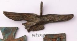 Luftwaffe 4 pcs WW2 German ring WWII Pendant Germany Fragment Army Wehrmacht air