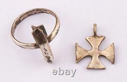 Luftwaffe GERMAN Pilots IRON Cross Ring GERMANY Air Force WWII ww2 BOMBER Army