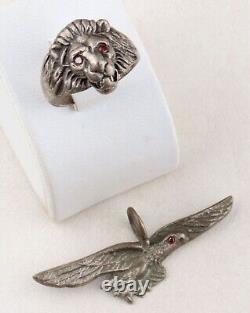 Luftwaffe LION Air Force WWII Ring GERMAN ww2 WEHRMACHT GERMANY Army MILITARY