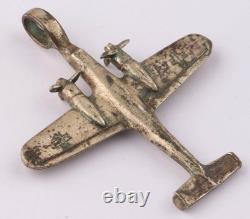 Luftwaffe WW2 German pilot ring WWII Twin-engine bomber pendant Germany Army set