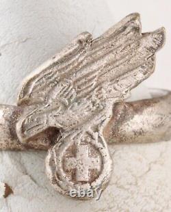 Luftwaffe WWII Ring GERMAN ww2 AIR Force RED Cross MILITARY Eagle GERMANY Army W