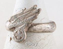 Luftwaffe WWII Ring GERMAN ww2 AIR Force RED Cross MILITARY Eagle GERMANY Army W