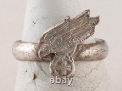 Luftwaffe WWII Ring GERMAN ww2 AIR Force RED Cross MILITARY Eagle GERMANY Army W