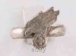 Luftwaffe WWII Ring GERMAN ww2 AIR Force RED Cross MILITARY Eagle GERMANY Army W