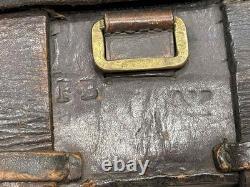 M1880 WW1 WWI German Army Military Gewehr 98 Ammo Pouch UNIT MARKED Wurt. IR 123