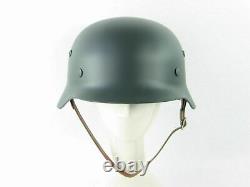 M32 WW2 German Steel Helmet Best Replica Army Military Collection With Chinstrap