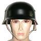 M35 M1935 Steel Helmet Retro Army Brilliant Black Ww2 German Elite Army