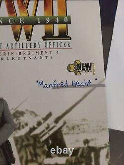 MANFRED HECHT Artillery Officer 1/6 German Army 12 WWII Dragon WW2