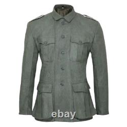 Man's WW2 German M40 Field Grey Wool Tunic Repro Army Jacket