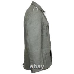 Man's WW2 German M40 Field Grey Wool Tunic Repro Army Jacket