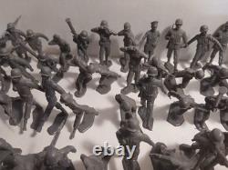 Marx Light Gray German Army Soldiers WWII 54mm 1963 Lot of 100 Marx Light Gray German Army Soldiers WWII 54mm 1963 Lot of 100