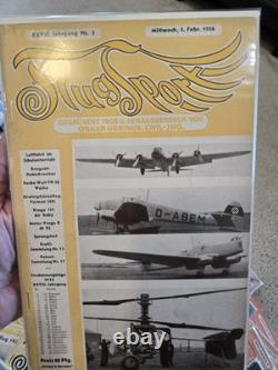 Massive Lot Of Early WWI & WWII German Aviation Magazines