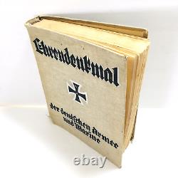 Memorial of Honor of the German Army and Navy 1871-1918 WithFold Out Color Pics