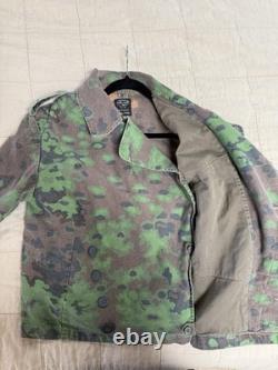 Mil-Tec German Oak Leaf Camo WWII Repro Men's Cotton Panzer Wrap/Stug Jacket