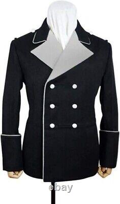 Military Army WWII German Elite Black Wool General/Leader Formal Dress Jacket