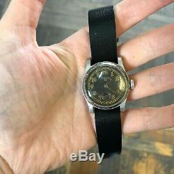 Military WW2 Watch ETANCHE 85 DH Original Mechanical Rare German Army Wehrmacht