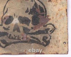 Minen Mines German WW2 Sign war period WWII Germany Army bones Battlefield road