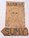 Minen Mines German Ww2 Sign War Period Wwii Germany Bones Battlefield Road Army