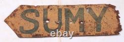 Minen Mines German WW2 Sign war period WWII Germany bones Battlefield road Army