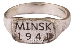 Minsk 1941 Belarus WW2 German ring WWII Germany Army Wehrmacht Gothic force