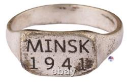 Minsk 1941 Belarus WW2 German ring WWII Germany Army Wehrmacht Gothic force