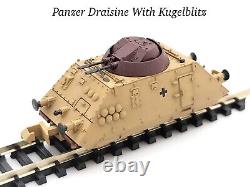N Scale Accent German Army Armored Train Panzer Draisine 3-Cars Kit A WW II