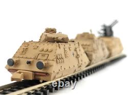 N Scale German Army Armored Train Panzer Draisine 3-Car Kit withPower Drive WWII