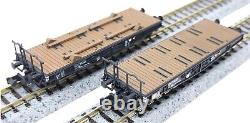 N Scale German Railway Typ SSys 2 Flat Cars withPanther D Tank Load Kit WW2 Army