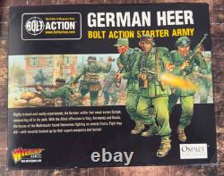 NEW Warlord Games German Heer Bolt Action Starter Army WWII Miniature Model Set