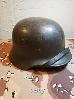 Named WWII German Army Heer Helmet