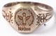 Naval Artillery Nordsee 835 Silver Ww2 German Ring Wwii North Sea Germany Army W