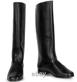 Nestof WWII WW2 Leather German Officer boots, leather sole and iron heel