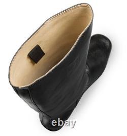 Nestof WWII WW2 Leather German Officer boots, leather sole and iron heel