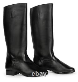 Nestof WWII WW2 Leather German Officer boots, leather sole and iron heel