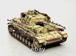 New 1/35 Scale WWII German Army Panzer IV J Tank Assembled Painted Plastic Model
