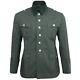 New Man's German Army Officers Failed Gray Wool Tunic Ww2 Repro Uniform Jacket