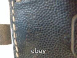 Nice original ww2 German Army Wehrmacht black leather pouches
