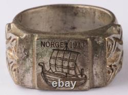 Norway WW2 German ring WWII Norge 1940 Drakkar battleship Germany Army Wehrmacht