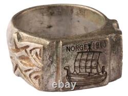 Norway WW2 German ring WWII Norge 1940 Drakkar battleship Germany Army Wehrmacht